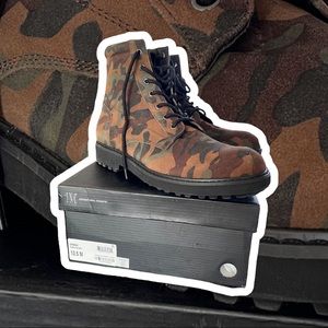 I.N.C. Men's Wilder Camo Boots, Created for Macy's - NEW